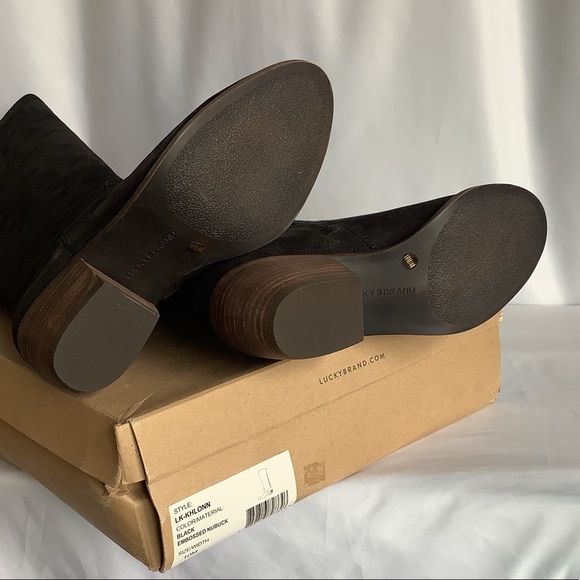 RARE NIB Lucky Brand Over The Knee Suede Boots - Picture 5 of 5